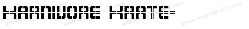 Karnivore Krate字体转换